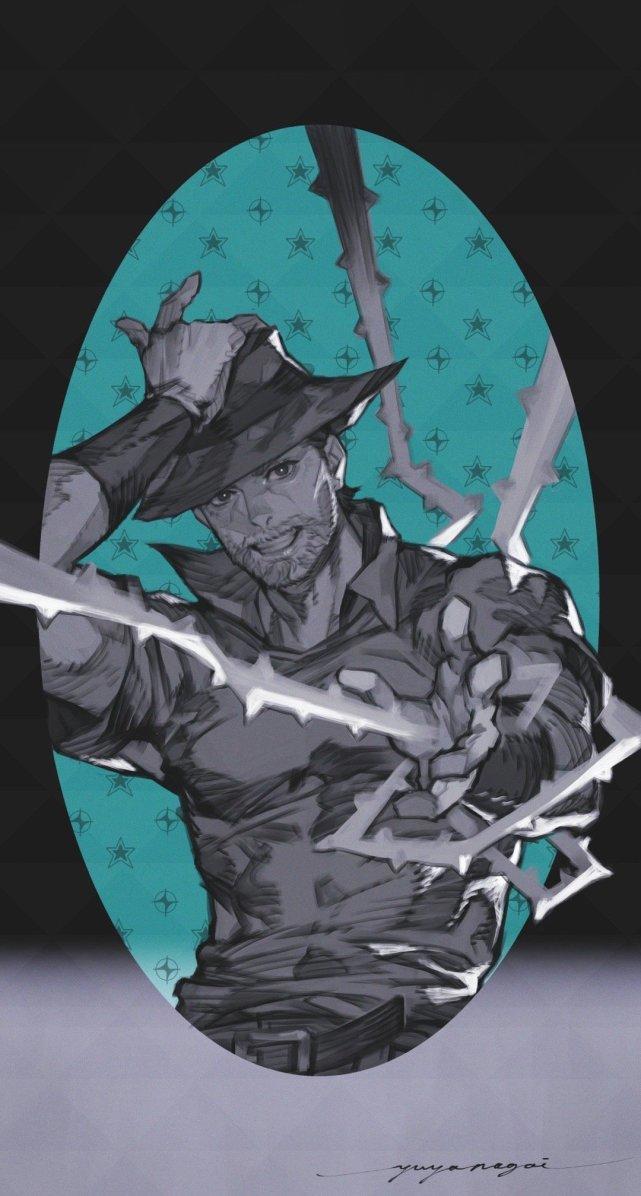 JOJO:永井悠也笔下的第三部主角团,无大卫线,花京院很嫩