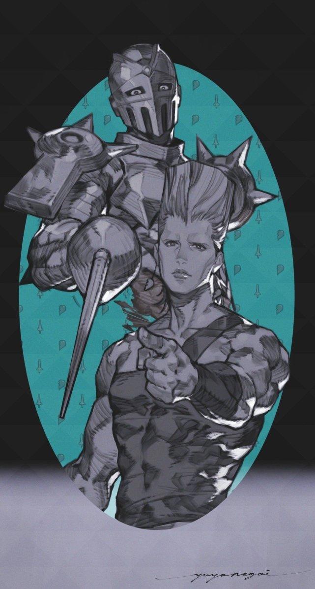 JOJO:永井悠也笔下的第三部主角团,无大卫线,花京院很嫩