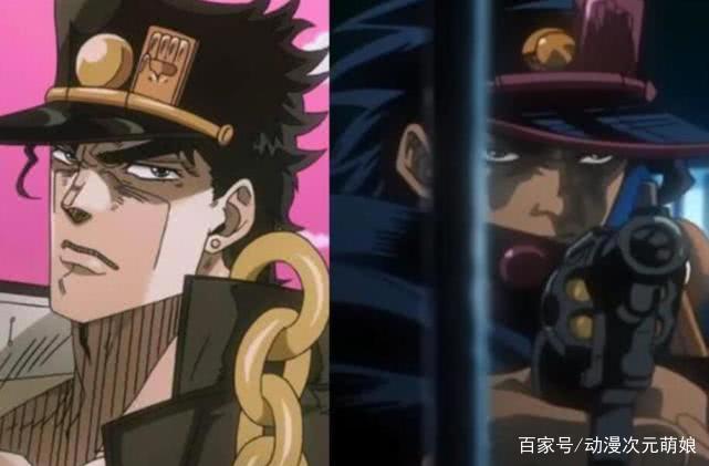 JOJO：新形象与旧版形象对比，花京院典明变化巨大，承太郎太帅气