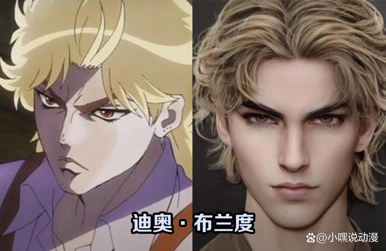 当《JOJO》被还原成真人版,无敌阿强颜值爆表,茸茸霸气十足