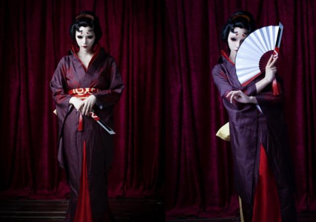 第五人格cosplay：红蝶神还原，玛尔塔改造前清纯可人