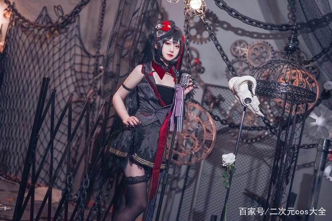 《碧蓝航线》大凤cos，优雅美丽，哥特风与机械风融合太美了