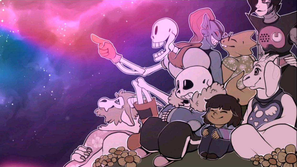 【UNDERTALE故事】坠落之一:新的旅途。