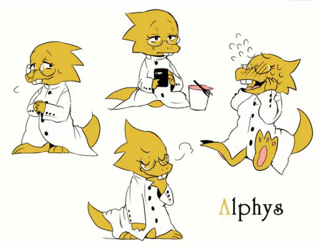 英灵系列（Undertale传说之下）第九期Alphys（艾菲斯）