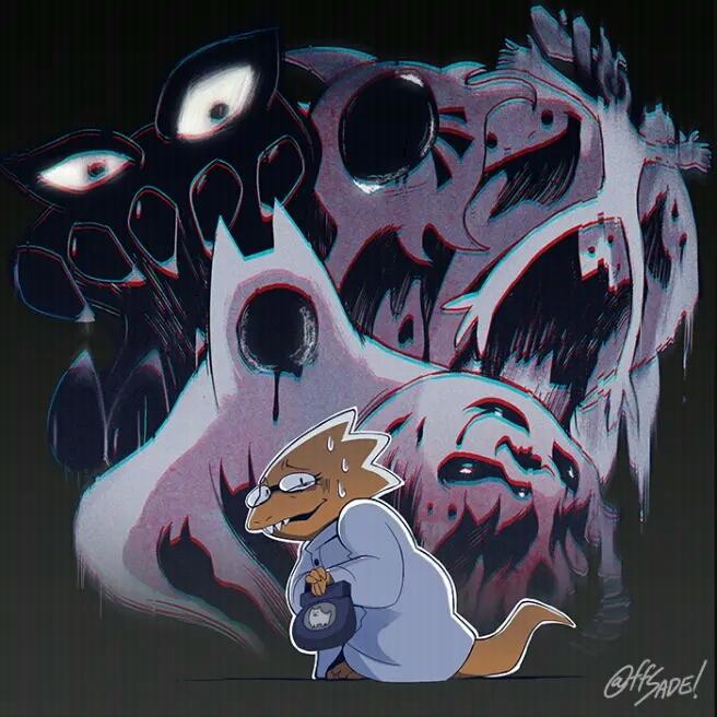 英灵系列（Undertale传说之下）第九期Alphys（艾菲斯）