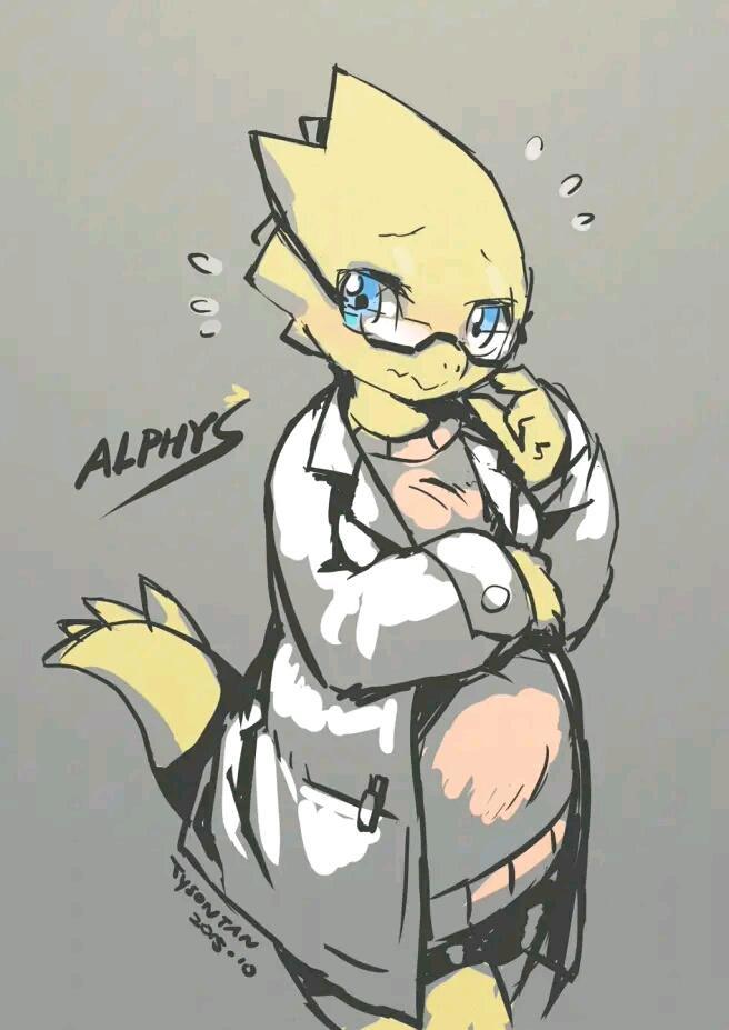 英灵系列(Undertale传说之下)第九期Alphys(艾菲斯)