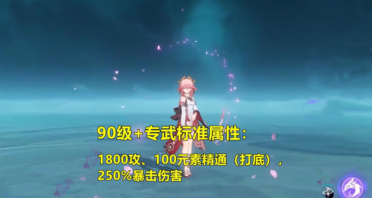 原神：八重神子强度分析，大招理论伤害53万，“万班”辅助不可缺
