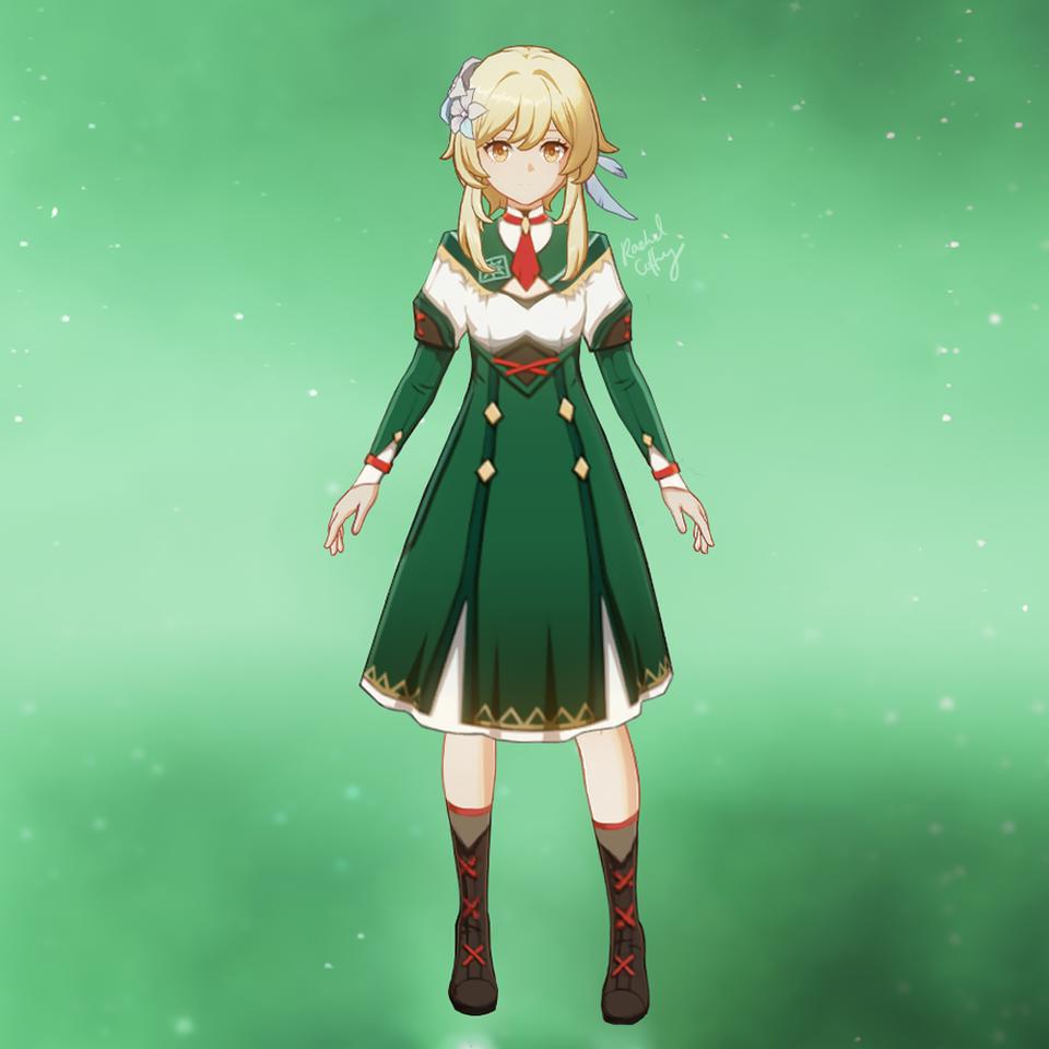 原神荧和空换上npc衣服后挺好看的，2.5版本新增成就一览