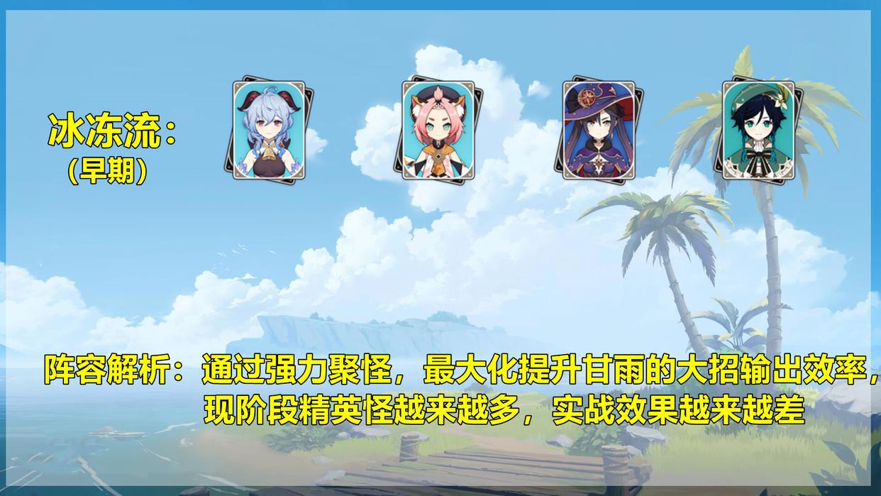 原神:甘雨玩法解析,3大流派6套阵容,想好选哪个流派没?