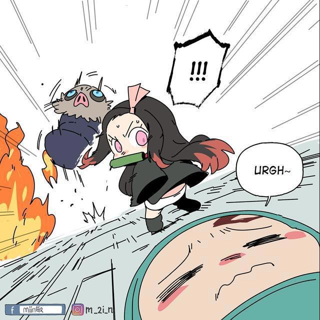 《鬼灭之刃》祢豆子化身护兄狂魔,嘴平伊之助惨遭扔飞?