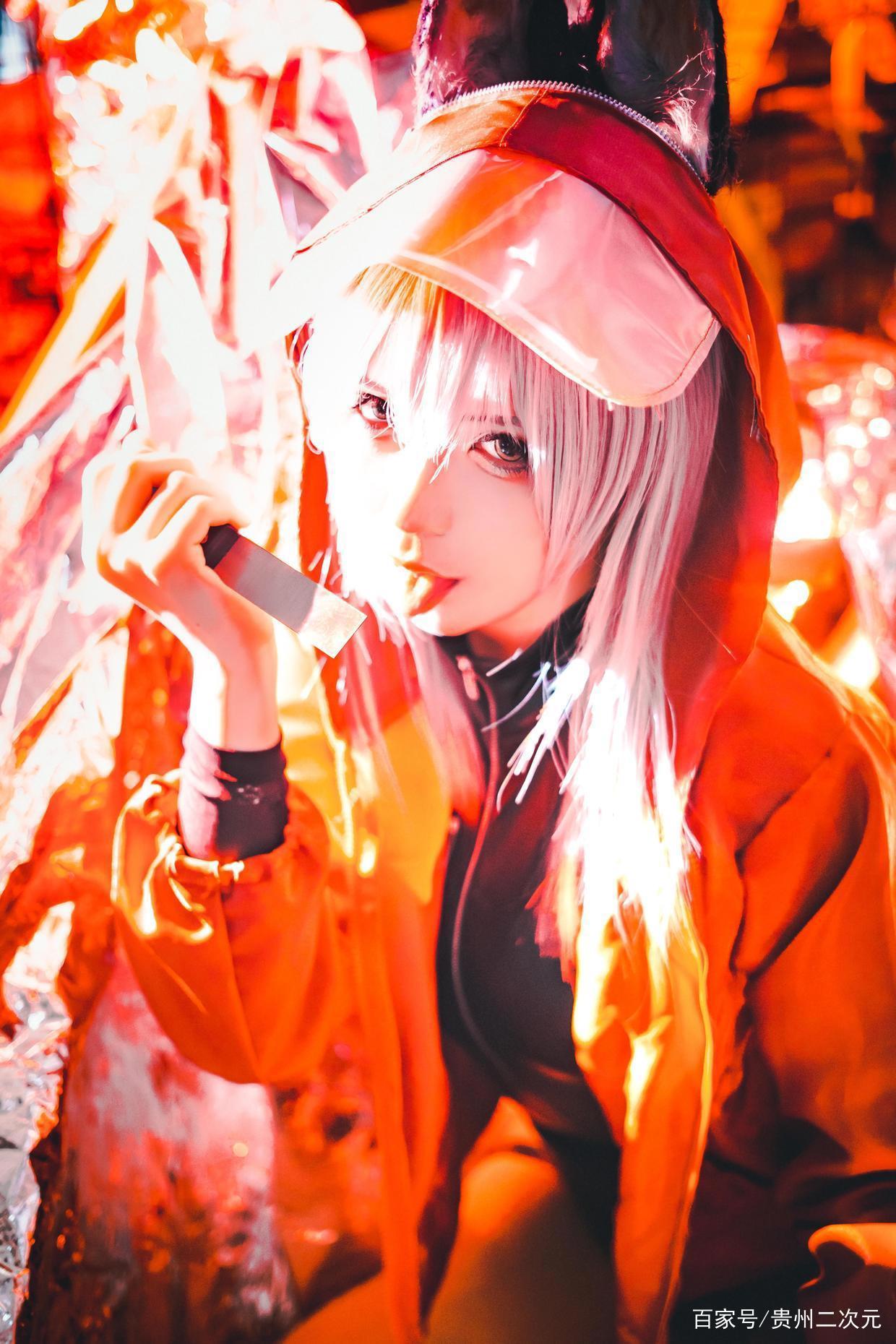 《明日方舟》红cosplay