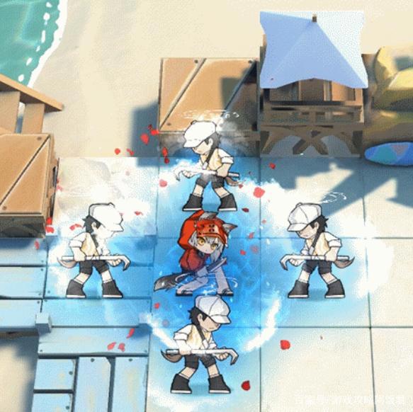 明日方舟：5星特种红新皮肤飞刀捕鱼，可和孑哥搭伙卖鱼