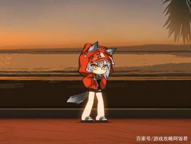 明日方舟：5星特种红新皮肤飞刀捕鱼，可和孑哥搭伙卖鱼