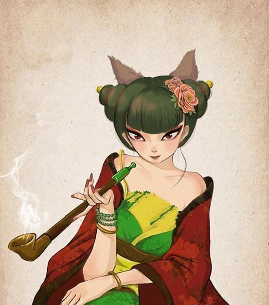 《白蛇缘起》小狐狸八个手绘版本,第一清纯,最后一个辣眼睛!