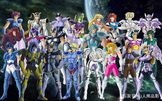 《圣斗士星矢》24个白银圣斗士总算找全,最帅的百度百科居然漏了